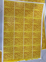 Vinilo Metálico para Transferencia por Agua, Resistente a Altas Temperaturas, con Diseño de Oro y Plata, Ecológico, con Logotipo Personalizado, Papel Blanco