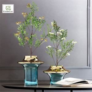 Decoración Otoñal, Ramas Artificiales de <span class=keywords><strong>Nandina</strong></span> con Flores y Bayas - Product Image 3