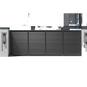 Oferta Especial: Portones Correderos Automáticos <span class=keywords><strong>de</strong></span> Aluminio con Recubrimiento en Polvo para Entrada <span class=keywords><strong>de</strong></span> Vehículos, Modernos y <span class=keywords><strong>de</strong></span> Privacidad, para Casa y Jardín - Product Image 1