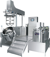 Machines de mélangeur émulsifiant sous vide de fabrication de cosmétiques avec mélangeur homogénéisateur pour la fabrication de gel de lotion de shampooing en acier inoxydable