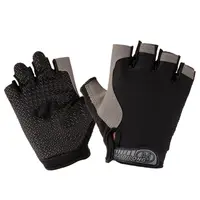 Customized Logo Microfiber Half Finger Bike Gloves, Cycling