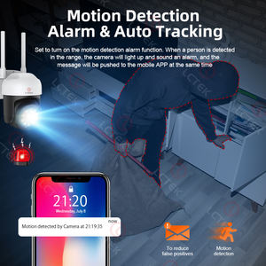 Kamera CCTV Nirkabel MINI Luar Ruangan, Kamera CCTV Nirkabel MINI, Zoom 4X, Kamera <span class=keywords><strong>IP</strong></span> Wifi Pintar, Tuya, Penjualan Laris 3MP - Product Image 4