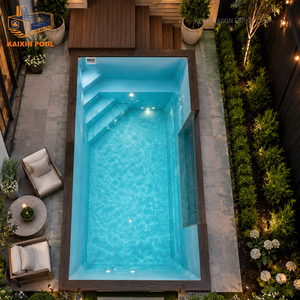 Vente d'usine Piscine hors sol en acier inoxydable et fibre de verre Utilisation familiale Résistante à la corrosion Équipement de piscine extérieure - Product Image 3