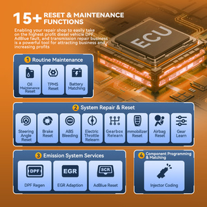Dispositif de diagnostic avancé MUCAR 632 avec test bidirectionnel basé sur l'IA, couverture 4 systèmes, prise en charge CANFD, batterie 4150 mAh, outil automobile - Product Image 4