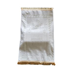 Tappetino da Preghiera 2025 Nuovo Stile Antiscivolo in Poliestere Morbido con Supporto per Ginocchia, Stile Musulmano Lavabile per Casa, Moschea o Viaggi - Product Image 1