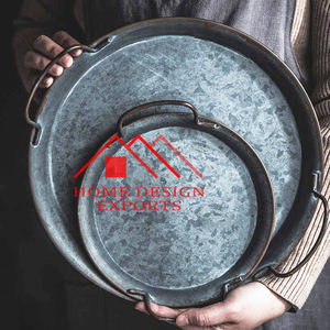 Bandeja de pastelería, diseño clásico, bandeja de pastel Vintage de hierro negro rústico para restaurante y Hotel, bandeja de pastel de granja hecha a mano, el más vendido - Product Image 2