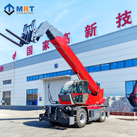 Teleskopik Mini Telescopic Front End Loader Backhoe Loader Mesin Yuchai Diesel Momen Beban Tinggi Harga