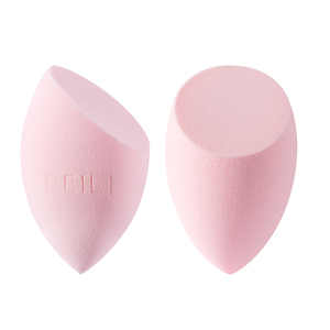 Éponge de maquillage en forme de goutte d'eau avec découpe en forme d'olive pour le maquillage cosmétique - Product Image 1