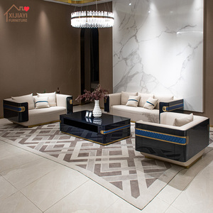 Luce italiana lusso Bashar II divano Post-moderno semplice in legno massello per appartamento Villa centro commerciale soggiorno mobili combinazione - Product Image 1