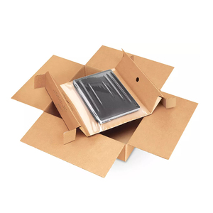 Boîte transparente de rétention de suspension de film Korvu en plastique PE souple pour l'expédition d'électronique pour les ordinateurs de téléphones portables - Product Image 4