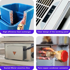 Máy điều hòa không khí công nghiệp 4 cổng với động cơ DC, hệ thống điều hòa trung tâm, hệ thống xử lý không khí thủy lực, máy sưởi công nghiệp - Product Image 5