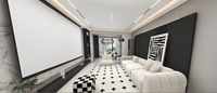 Nouvelle mode One Stop Villa Home Decor Design architectural Rendu 3D Service de design d'intérieur