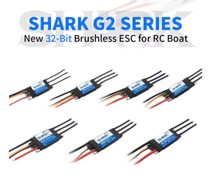 ZTW Shark G2 ESC a 32 bit 20A 30A 40A 50A 60A 80A 100A 2-6S SBEC 5V/6V 8A Regolatore di velocità brushless per propulsore subacqueo per barche <span class=keywords><strong>RC</strong></span> - Product Image 5