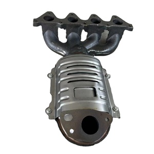 Convertidor catalítico de tres vías de acero inoxidable Euro 4 Euro 5 para <span class=keywords><strong>catalizador</strong></span> de gases de escape moderno Santa Fe Elantra - Product Image 1