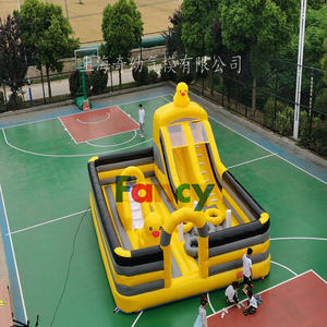 Comentario favorable Parque de atracciones para niños/saltar y tobogán Castillo hinchable/ciudad divertida inflable para niños - Product Image 5