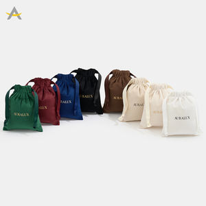 Bolsa de Embalaje de Regalo de Joyería de Terciopelo con Cordón, Reciclable, de Lujo, con Logotipo Personalizado Auralux - Product Image 6