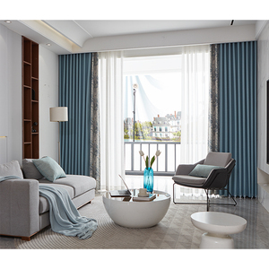 110 "inch 280cm chiều rộng dệt Polyester linen dệt rèm chất liệu Rolls vải bán buôn - Product Image 6