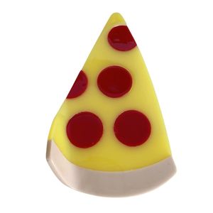 थोक महिला लड़कियों बड़ी फंकी एवोकैडो शीआ मक्खन बाल क्लैंप सामान फैंसी एसीटेट मूंगफली पिज्जा भोजन फल क्वालेट क्लिप - Product Image 4