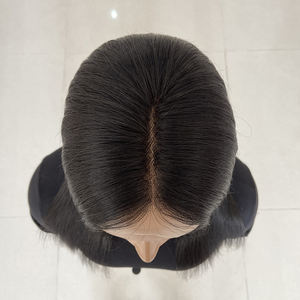 Toupee de Cabello Humano Natural Negro 8x10 con Frente de Encaje, Alta Calidad en Stock, Línea de Cabello Invisible, Piezas de Cabello para Mujer, Topper - Product Image 2