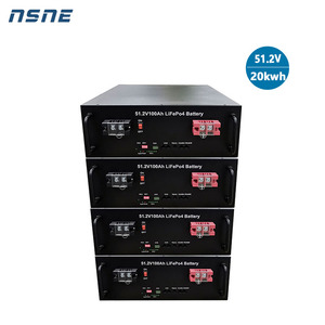Batería Solar Personalizada de 51.2V 400Ah, 5kWh 10kWh 15kWh 20kWh 25kWh 30kWh, Batería Apilable con 10 Años de Garantía - Product Image 1