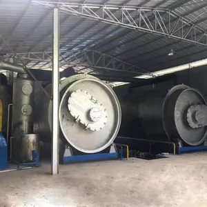 Free Installation Tyre Recycling Plant Waste Tyre Plastic Pyrolysis Machine