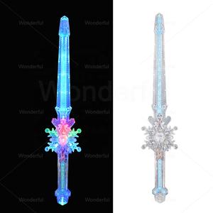 Brinquedos Clássicos Luminosos Mais Vendidos Espada Flash Multicolorida Brinquedos para Meninos e Meninas Espada de Cristal LED para Festas e Cosplay - Product Image 2