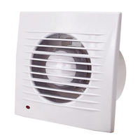 4 pouces 200mm Ventilateur de toilette pour fumoir Ventilateur d'extraction de fenêtre à faible bruit Ventilateur d'extraction en plastique pour salle de bain Grossiste