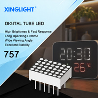 Módulo de Pantalla LED Roja XINGLIGHT, Resistente a Impactos, con Resina Epoxi de Matriz de Puntos, para Hogar Inteligente