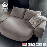Ensemble de canapés sectionnels en forme de L avec pieds en métal de luxe, canapé moderne en tissu bouclé Sherpa, meubles sur mesure pour toute la maison, fournisseur unique