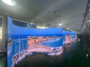 Pantalla LED <span class=keywords><strong>para</strong></span> Video Wall Interior, Fabricación de Pantallas LED P1.25 P1.5 P2, Pantallas LED Curvas Flexibles <span class=keywords><strong>para</strong></span> Publicidad Interior - Product Image 6