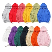 Sweat-shirt à capuche décontracté pour homme, personnalisé avec logo, vente en gros, printemps-automne, haute qualité, pull uni, surdimensionné, 100% coton, imprimé sur mesure