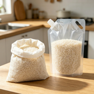 ถุงใสแบบมีพวยขนาด 2.5 ลิตร สำหรับอาหารสุนัขและแมว อาหารแห้ง ป้องกันความชื้น ใช้ในครัว - Product Image 1