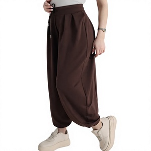 <b>Women's</b> Mid Waist Straight Pants Solid Color Regular Fit Full <b>Length</b> Canvas Waterproof Casual Style Winter Wear 100% Cotton - Product Image 1