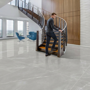 Carreaux de sol en porcelaine polie noire Vistaar Argos Nero 1000x1000mm (100x100cm) GVT en vrac - Product Image 2