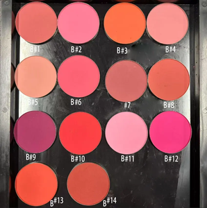 Poudre de <span class=keywords><strong>contouring</strong></span> personnalisée, poudre de maquillage pour le <span class=keywords><strong>visage</strong></span>, blush mat, imperméable, végan, <span class=keywords><strong>palette</strong></span> de blush pressé 2 en 1 - Product Image 4