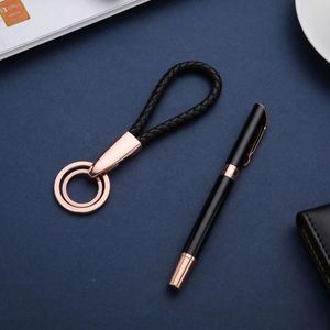 Ensemble cadeau stylo et porte-clés haut de gamme - Articles promotionnels de marque pour entreprises - Product Image 3