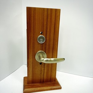 Ensemble de poignées de porte en or brillant, finition nickel satiné, levier courbé pour portes intérieures en bois haut de gamme résidentielles - Product Image 5