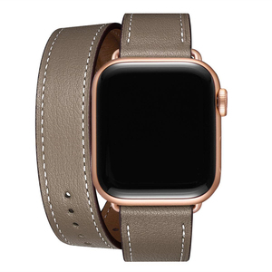 <span class=keywords><strong>Precio</strong></span> de fábrica Bandas de cuero de reloj genuino fino de doble envoltura <span class=keywords><strong>IWatch</strong></span> SE & <span class=keywords><strong>IWatch</strong></span> Series 7/<span class=keywords><strong>6</strong></span>/5/4/3/2/1 Correas de reloj - Product Image 5