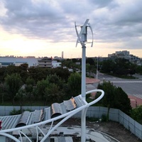Éolienne à axe Vertical avec grille et pales intérieures, générateur éolien de couleur blanche, 96V, 220V, 380V, 15kw