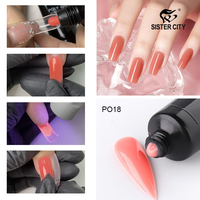 Vente en gros ODM/OEM – Gel UV Polygel 48 couleurs pour extension d'ongles, style français DIY, non toxique et écologique
