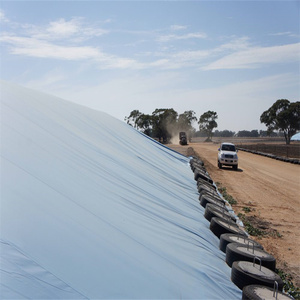 Bâche de Silage en Plastique Anti-Déchirure Résistante aux UV de 150 Microns avec Service de Découpe pour le Stockage d'Aliments pour Animaux - Product Image 4