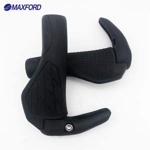 MAXFORD poignées de <span class=keywords><strong>VTT</strong></span> en caoutchouc <span class=keywords><strong>vtt</strong></span> anti-dérapant poignées d'étau de klaxon de vélo poignée en caoutchouc TPR poignées de cyclisme accessoires de vélo - Product Image 6