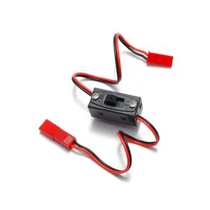 JST 2 Pin RCY bağlayıcı pil On /Off JR Futaba konektörü Servo uzatma kurşun tel ile RC güç anahtarı için - Product Image 4
