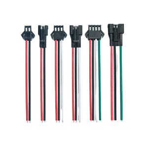JST SM <span class=keywords><strong>2</strong></span>.50mm <span class=keywords><strong>2</strong></span> 3 4 5 Pin erkek dişi konnektör çoklu maça telleri için LED şeritler lamba sürücü kablo demeti - Product Image 2