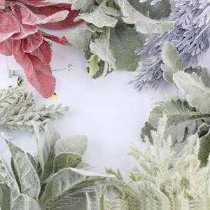 Hojas de Planta de Felpa Artificial de Alta Calidad (Flor de <span class=keywords><strong>Ciprés</strong></span> Plateado) de 30-100 cm, Accesorios para Interiores/Exteriores para Bodas y Decoración del Hogar - Product Image 2