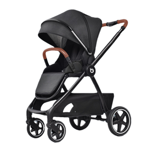 Poussette pour bébé, vue haute bidirectionnelle, adaptée pour s'asseoir et s'allonger, légère, pliante, absorbant les chocs - Product Image 1