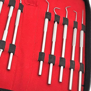 Kit d'instruments dentaires de qualité supérieure, outils de nettoyage des dents, sondes en acier inoxydable, instruments de soins bucco-dentaires, OEM, étiquette privée - Product Image 3