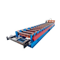 Formeuse de rouleaux de bobines d'acier PPGI de 1200 mm à commande PLC avec moteur et pompe pour la fabrication de tôles de toiture et d'acier coloré