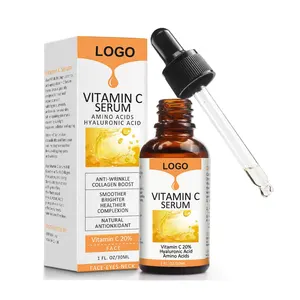 Sérum OEM 30 ml pour le visage, soin hydratant, éclairant, Anti-vieillissement, à la vitamine C, pour la peau organique