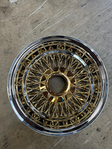 Jantes à rayons chromées 13x7, 72 rayons colorés, 2 barres, système Knock-Off - Product Image 6